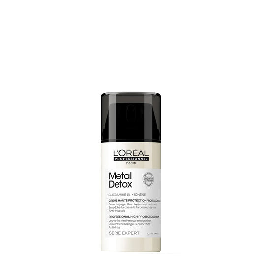 L'Oreal Professionnel, Serie Expert Metal Detox, Hair Leave-In Cream Treatment, Anti-Metal, 100 ml