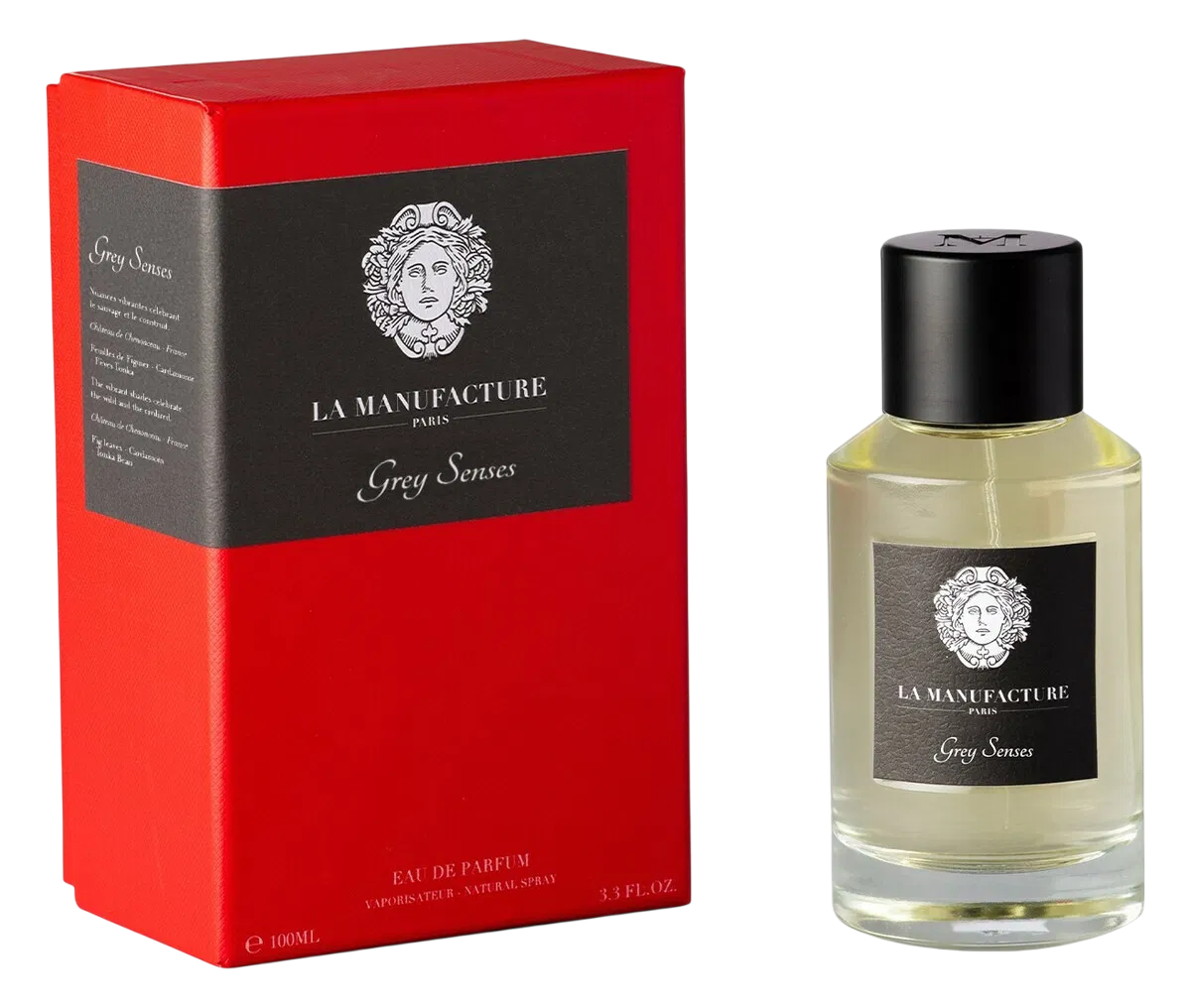 La Manufacture, Grey Senses, Eau De Parfum, Unisex, 100 ml