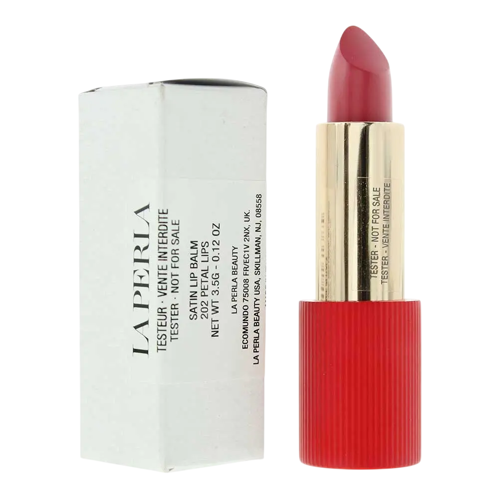 La Perla, Satin Lips, Hydrating, Lip Balm, 202, Petal Lips, 3.5 g *Tester