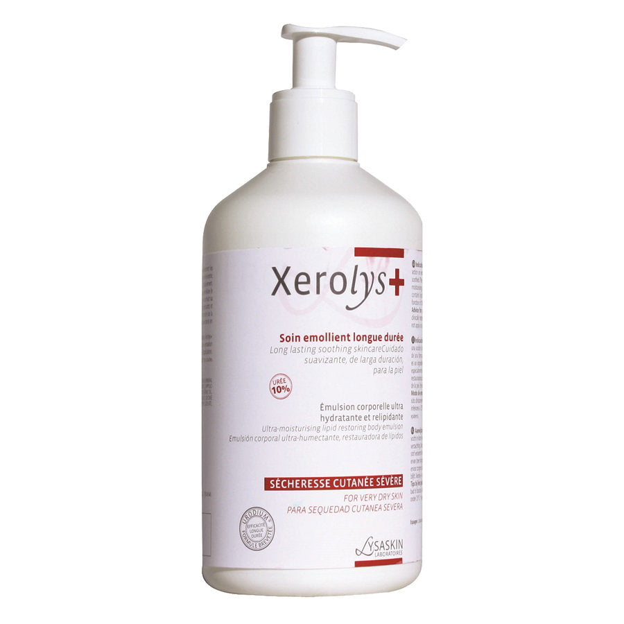 Lab Lysaskin, Xerolys 10, Urodium, Emollient, Daily, Emulsion, For Face, 500 ml