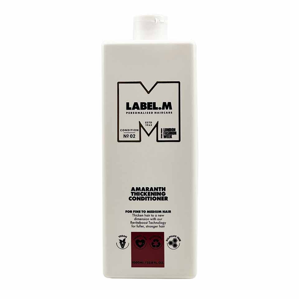 Label.M, Amaranth Thickening, Hair Conditioner, Densifying, 1000 ml