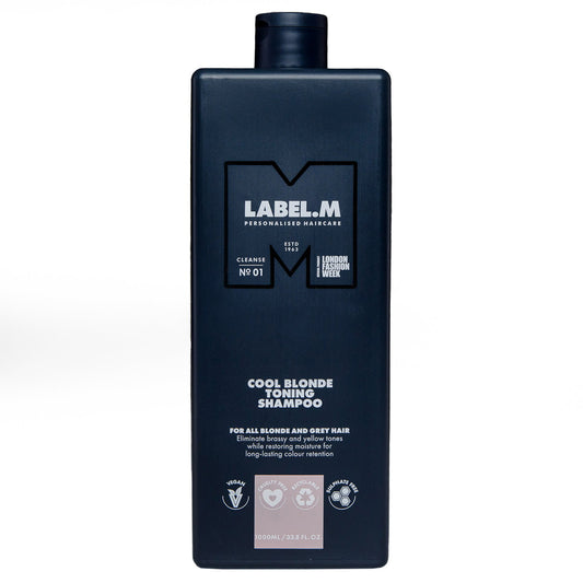 Label.M, Cool Blonde, Hair Shampoo, For Neutralisation Of Yellow Tones, 1000 ml