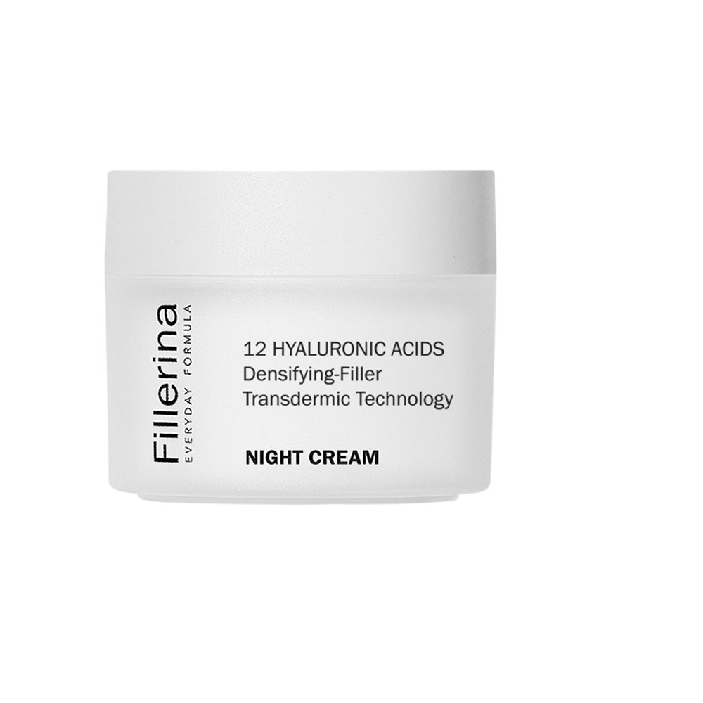Labo Cosprophar Suisse, Fillerina Everyday Grade 4, Hyaluronic Acid, Wrinkle-Filling, Night, Cream, 50 ml