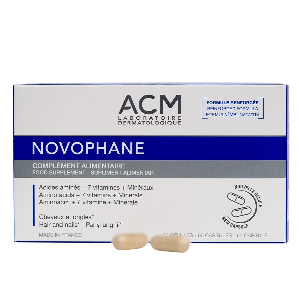 Laboratoire ACM, Novophane, Strengthen Hair & Nails, Capsules, 60 pcs