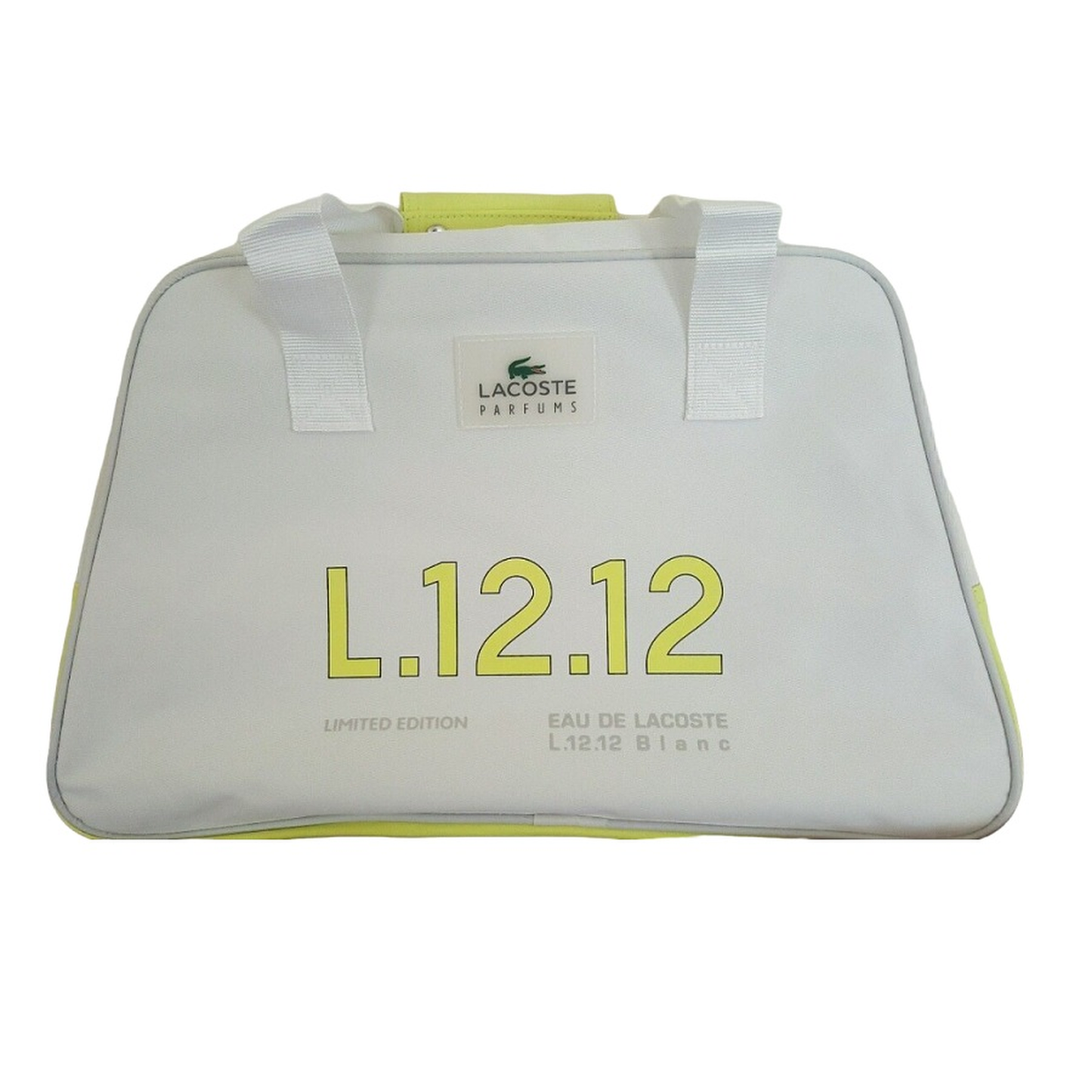 Lacoste, Eau de Lacoste L.12.12 Blanc, Polyester, Textile Bag, Duffel Travel/Gym, White, For Women, 48 x 18 x
