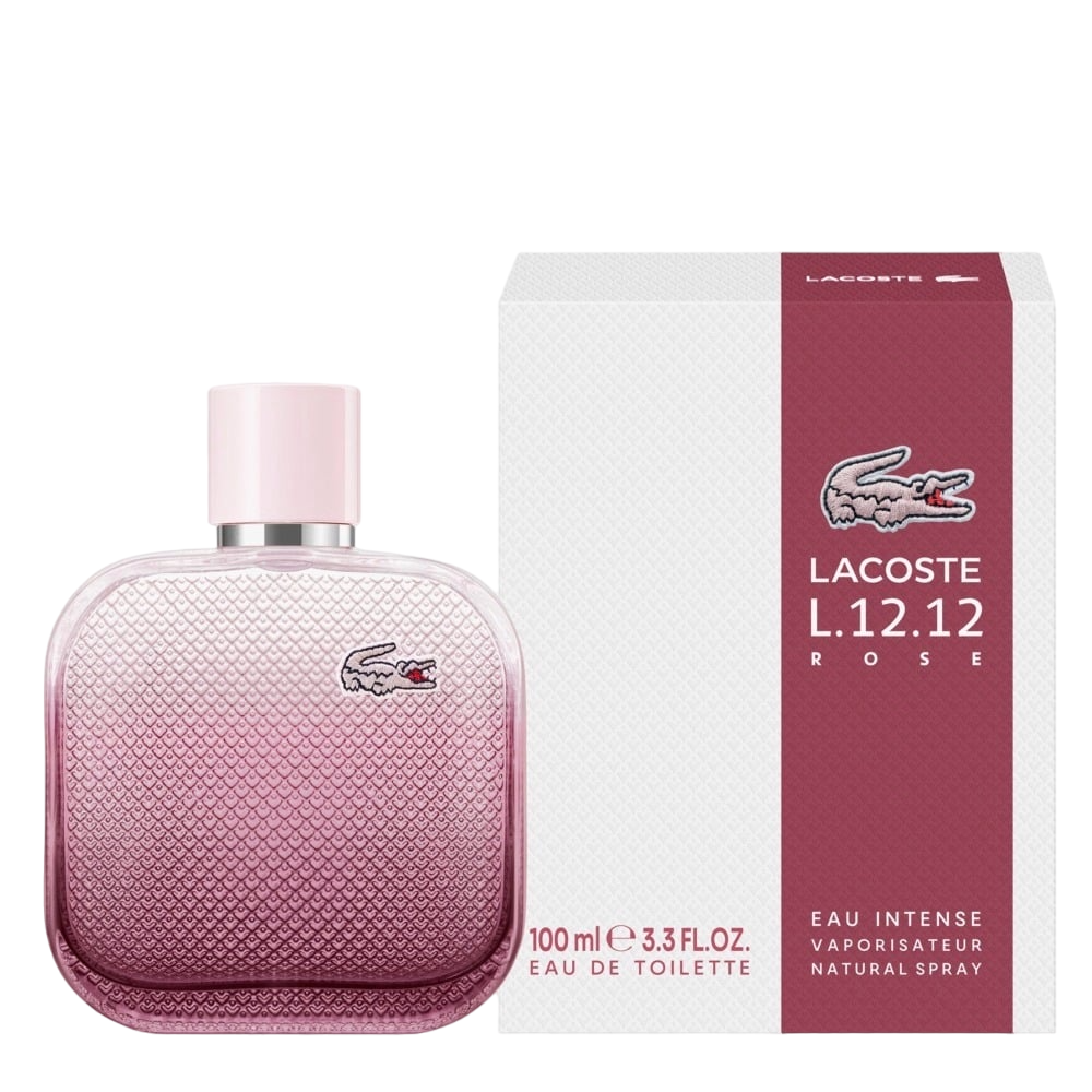 Lacoste, L.12.12 Rose Intense, Eau De Toilette, For Women, 100 ml - view 2