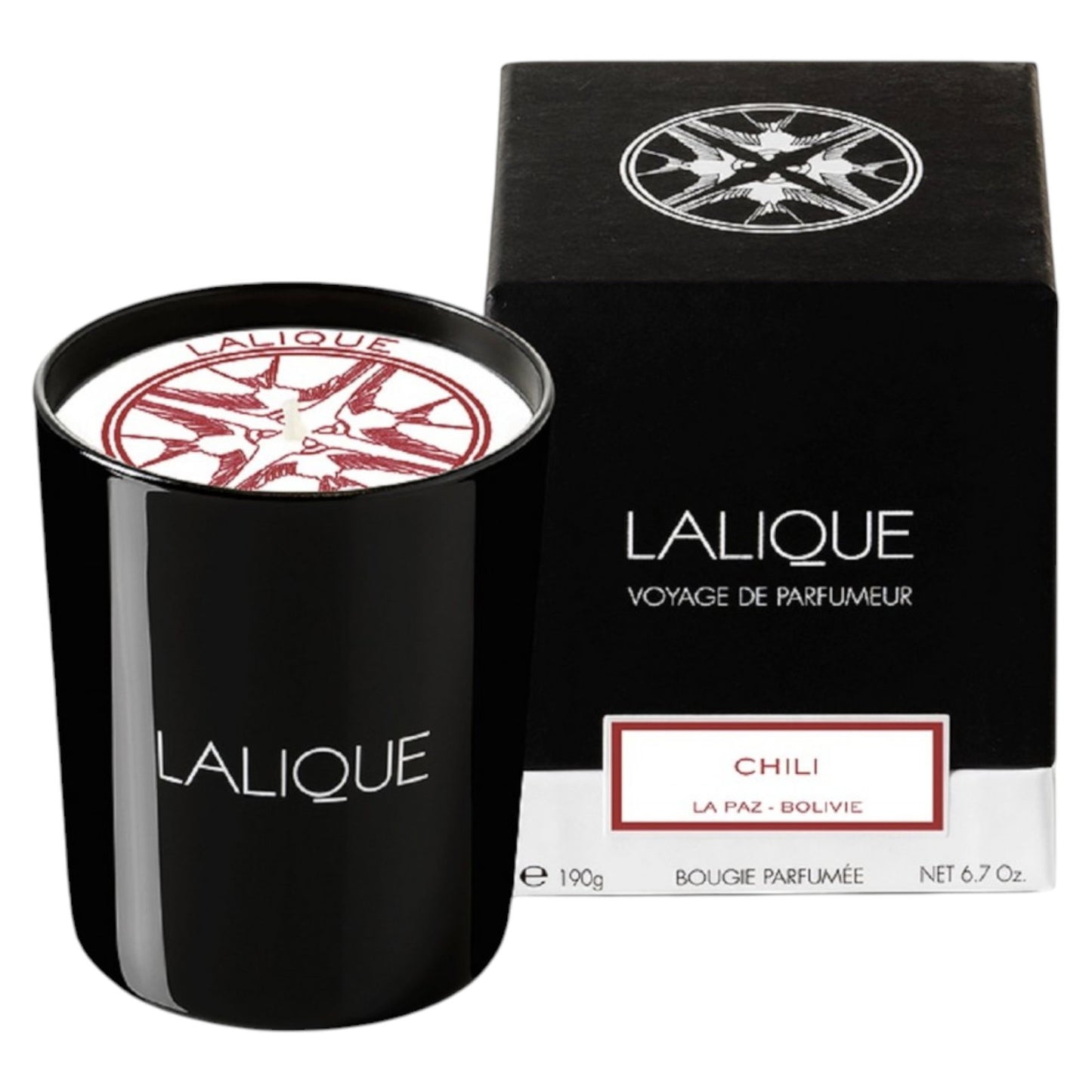 Lalique, Chili La Paz Bolivie, Spicy Chili, Scented Candle, 190 g