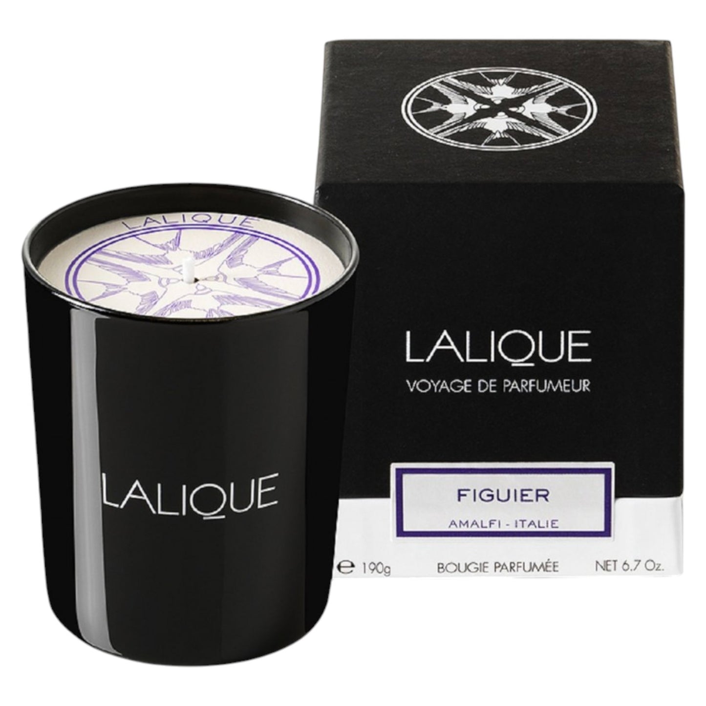Lalique, Figuier Amalfi, Fig, Scented Candle, 190 g