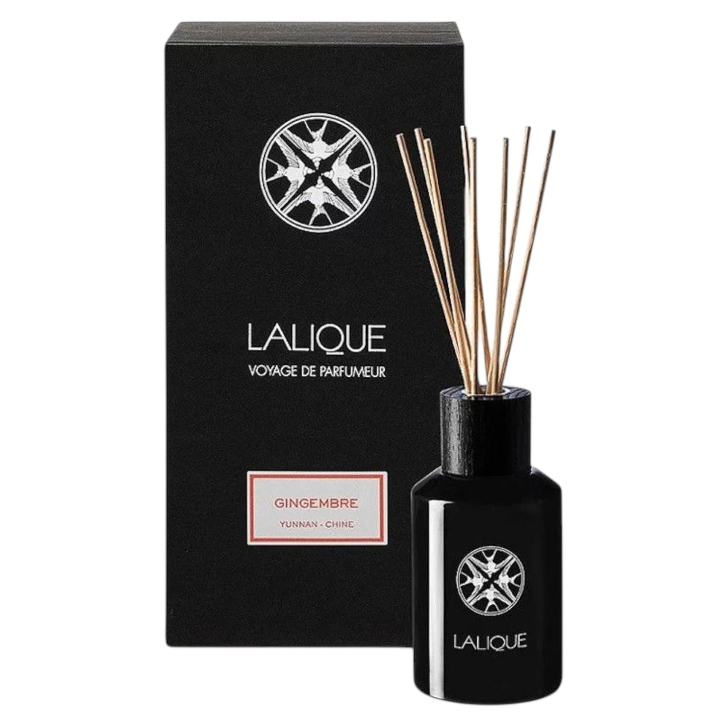 Lalique, Gingembre Yunnan Chine, Ginger, Aroma Reed Diffuser, Black, 250 ml