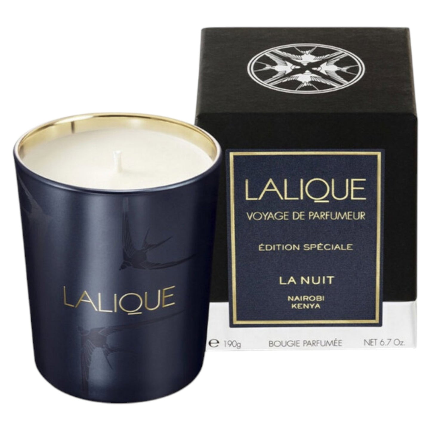 Lalique, La Nuit Nairobi Kenya, Plum, Scented Candle, 190 g