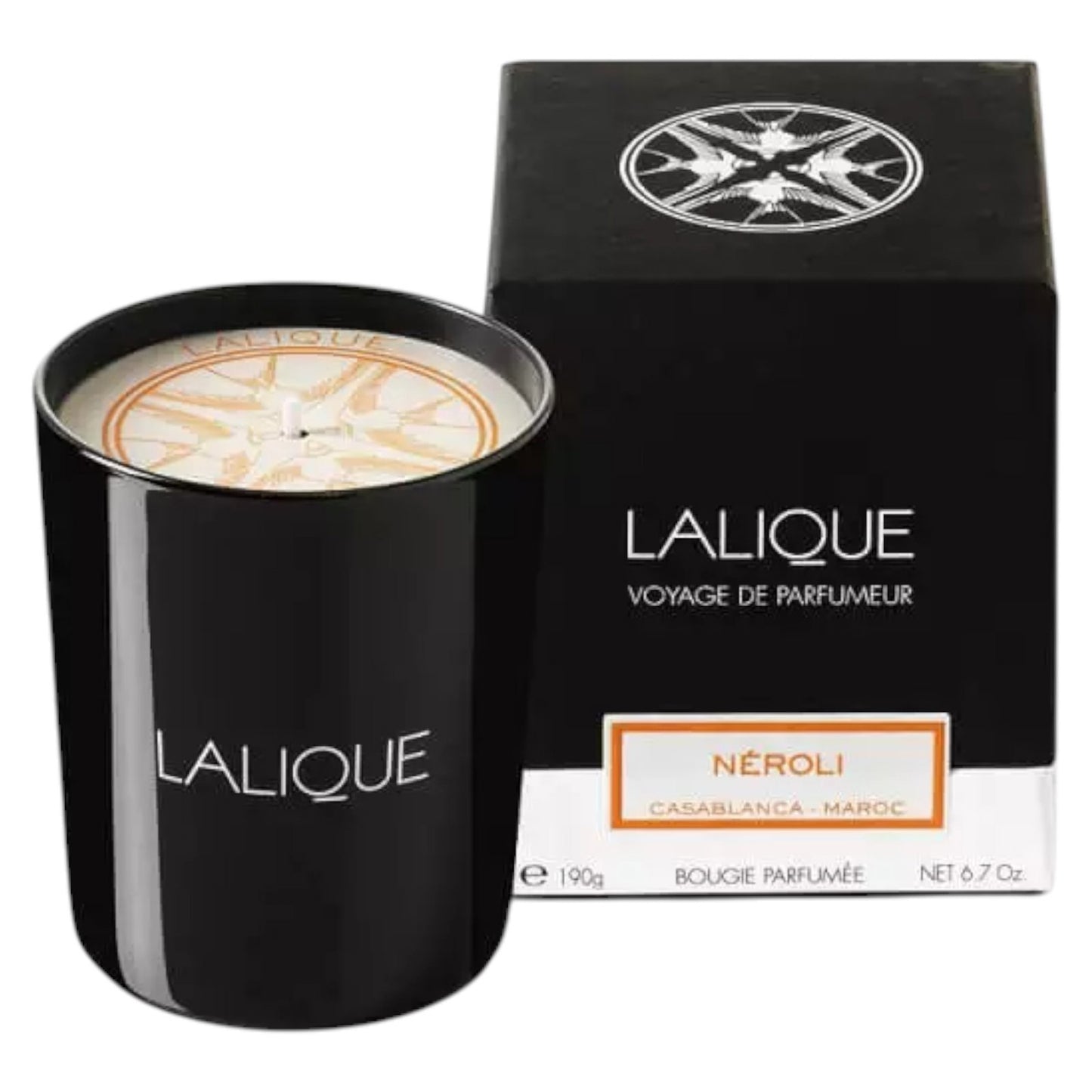 Lalique, Neroli Casablanca Maroc, Scented Candle, 190 g