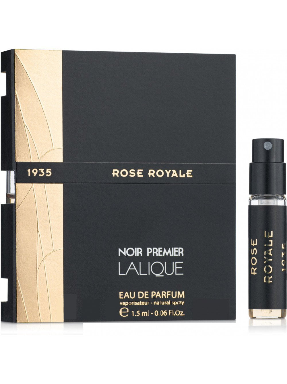 Lalique, Noir Premier - Rose Royale, Eau De Parfum, Unisex, 1.8 ml *Vial