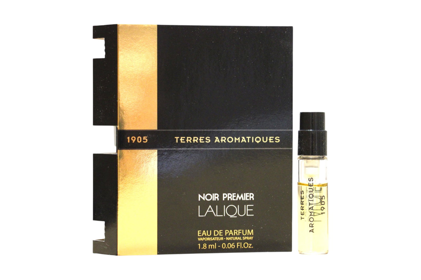 Lalique, Noir Premier - Terres Aromatiques, Eau De Parfum, For Men, 1.5 ml *Vial
