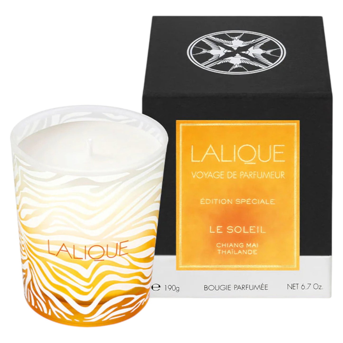 Lalique, Le Soleil Chiang Mai Thailande, Scented Candle, 190 g