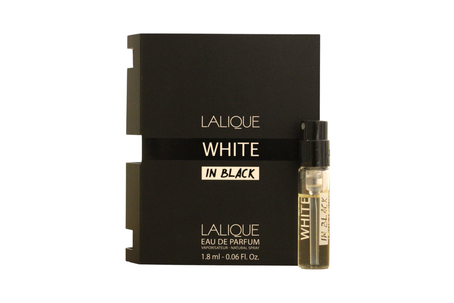 Lalique, White in Black , Eau De Parfum, For Men, 1.8 ml *Vial