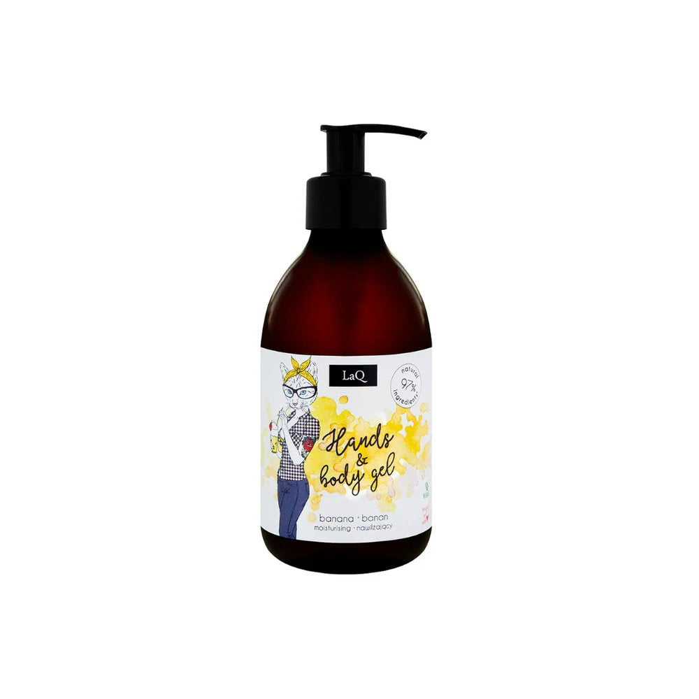 LaQ, Banana, Cleansing & Hydrating, Shower Gel, Sensitive, 300 ml