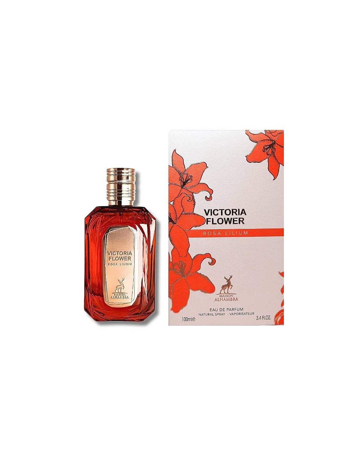 Lattafa, Victoria Flower Rosa Lilium, Eau De Parfum, For Women, 100 ml