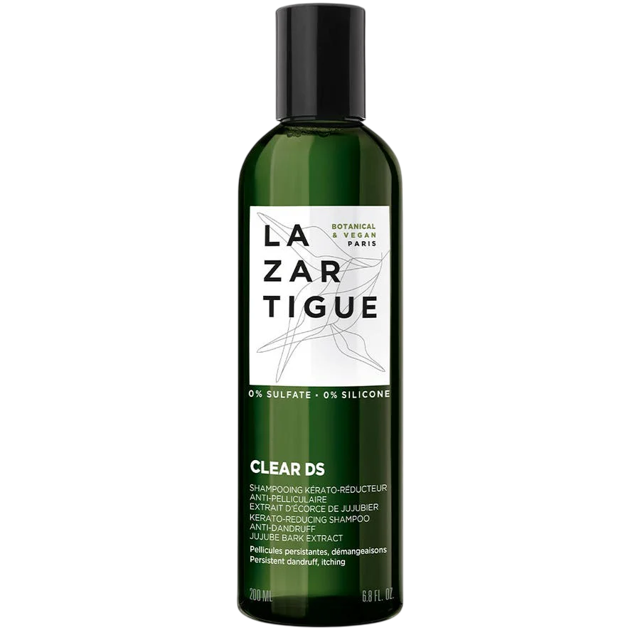 Lazartigue, Clear Ds, Hair Treatment Shampoo, Kerato-Reducing, For Scalp With Dry Dandruff, 200 ml