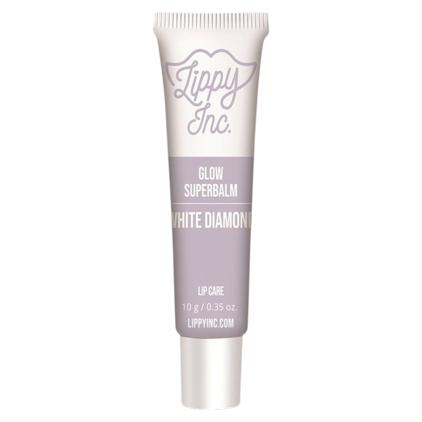 Lippy Inc., Glow Superbalm White Diamond, Glossy Finish, Lip Balm, 10 g