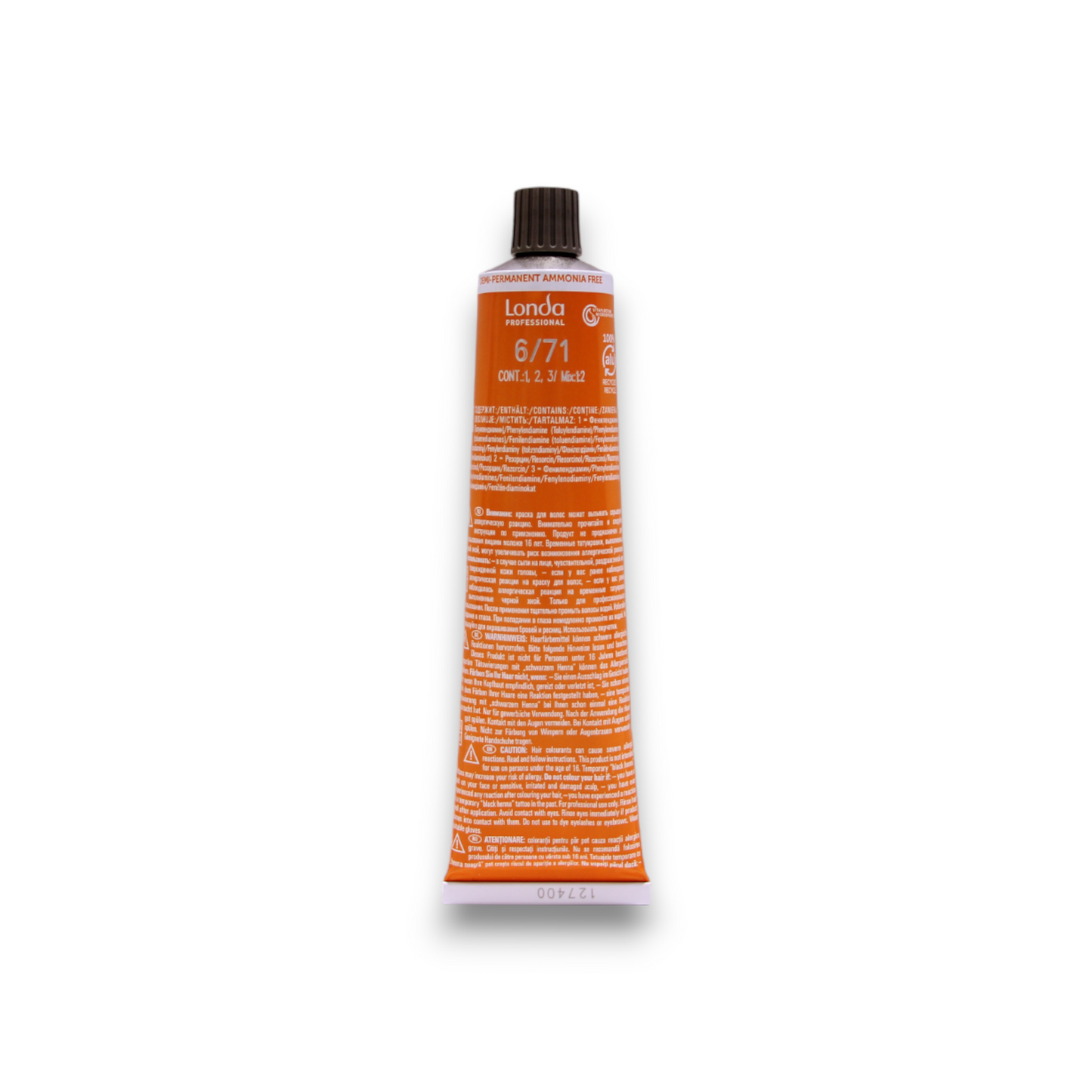 Londa Professional, Londacolor, Ammonia-Free, Demi-Permanent Hair Dye, 6/71 , 60 ml - view 2