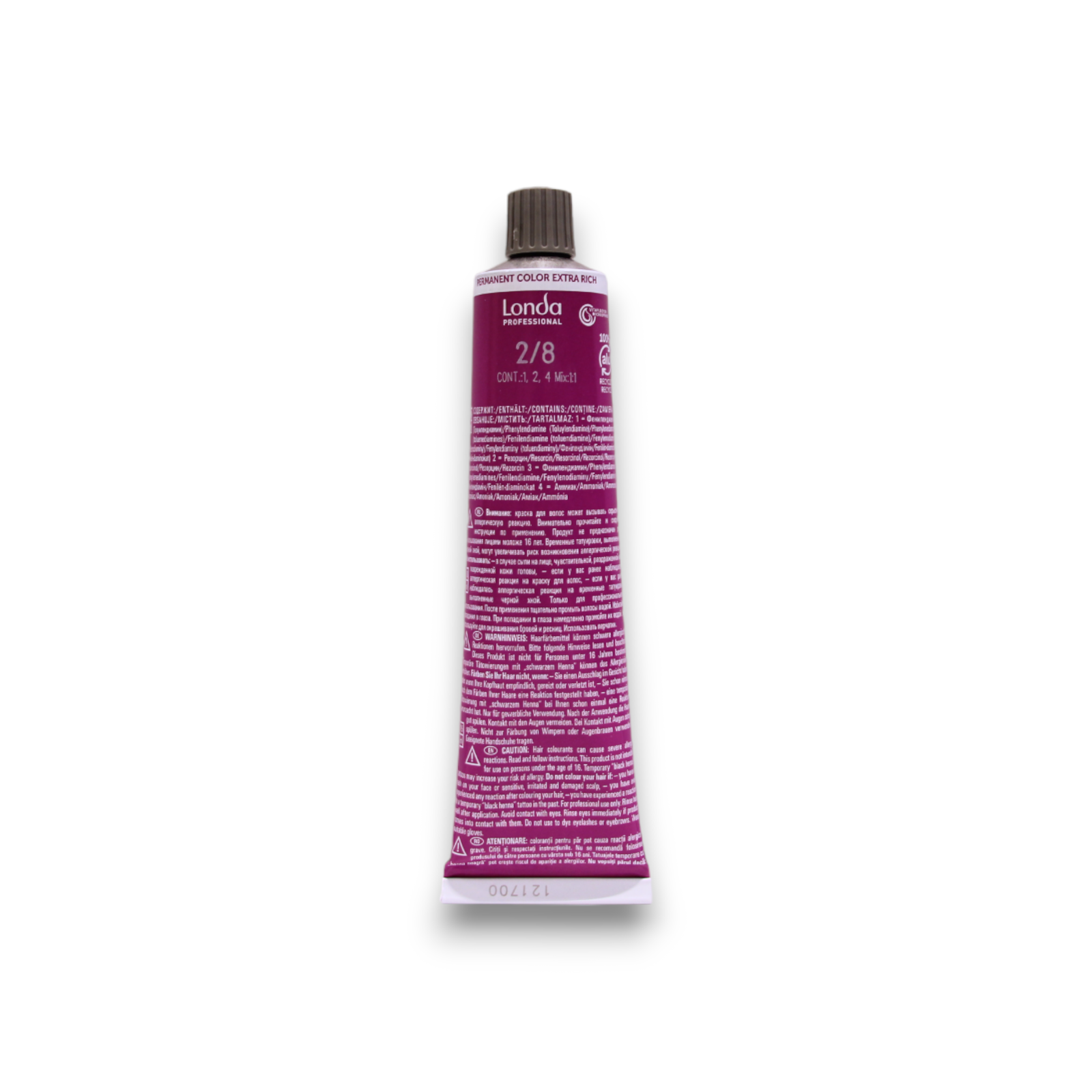 Londa Professional, Londacolor, Permanent Hair Dye, 2/8 Dark Blue, 60 ml - view 2