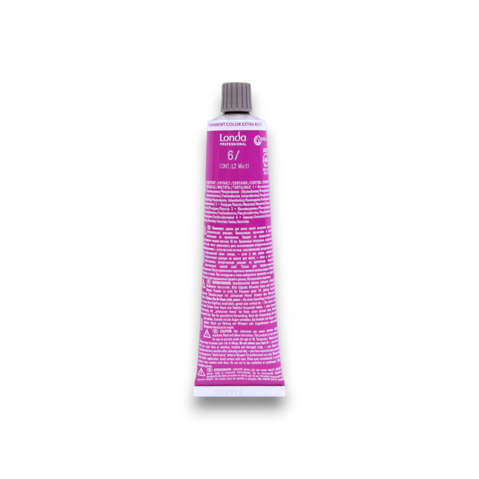 Londa Professional, Londacolor, Permanent Hair Dye, 6 , 60 ml - view 2