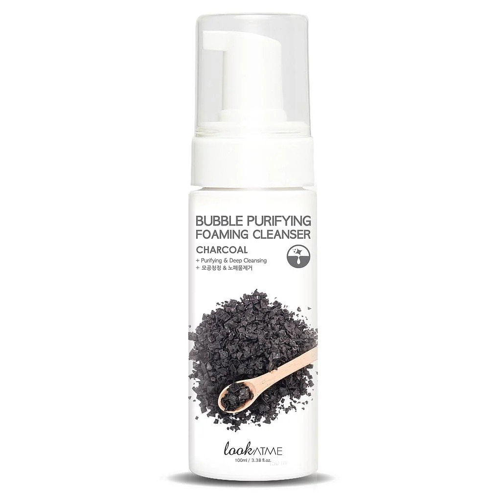 Look At Me, Bubble Purifying, Charcoal, Deep Cleansing, Cleansing Foam, 150 ml