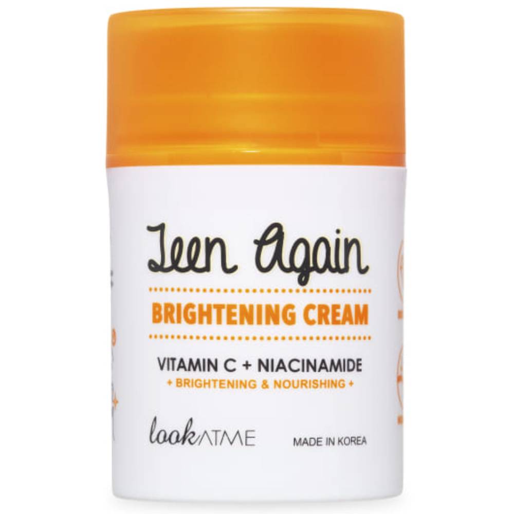 Look At Me, Teen Again Brightening, Nourishing, Daily, Cream, For Face, 50 ml