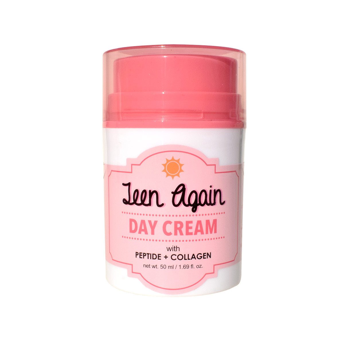 Look At Me, Teen Again, Collagen, Hydra-Nourishing, Day, Cream, For Face, 50 ml