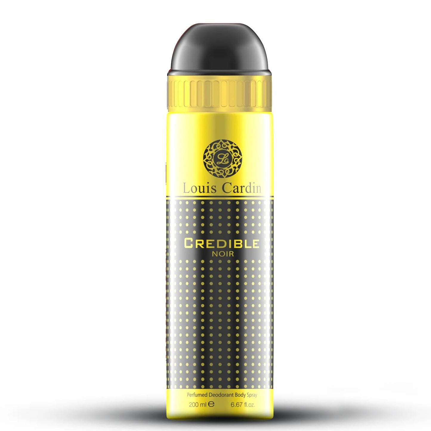 Louis Cardin, Credible Noir, Body Spray, 200 ml