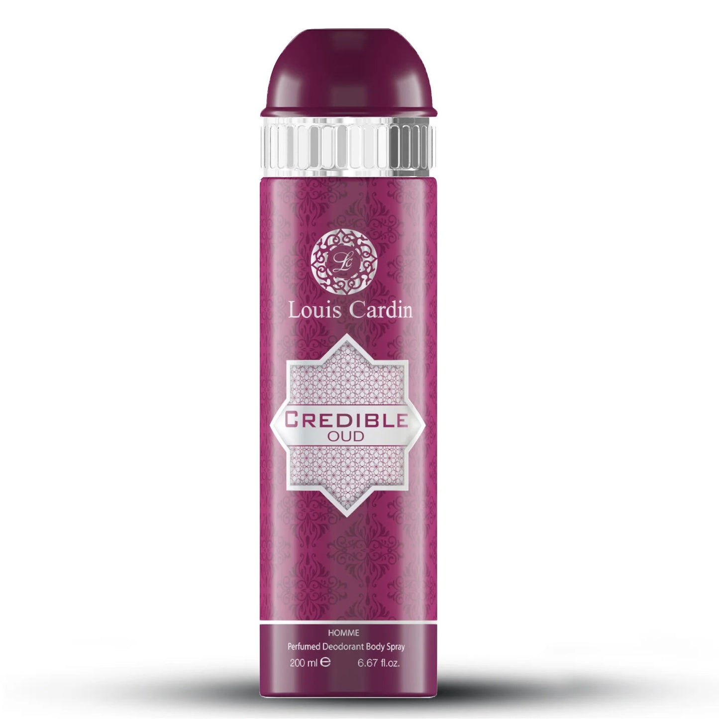 Louis Cardin, Credible Oud, Body Spray, 200 ml