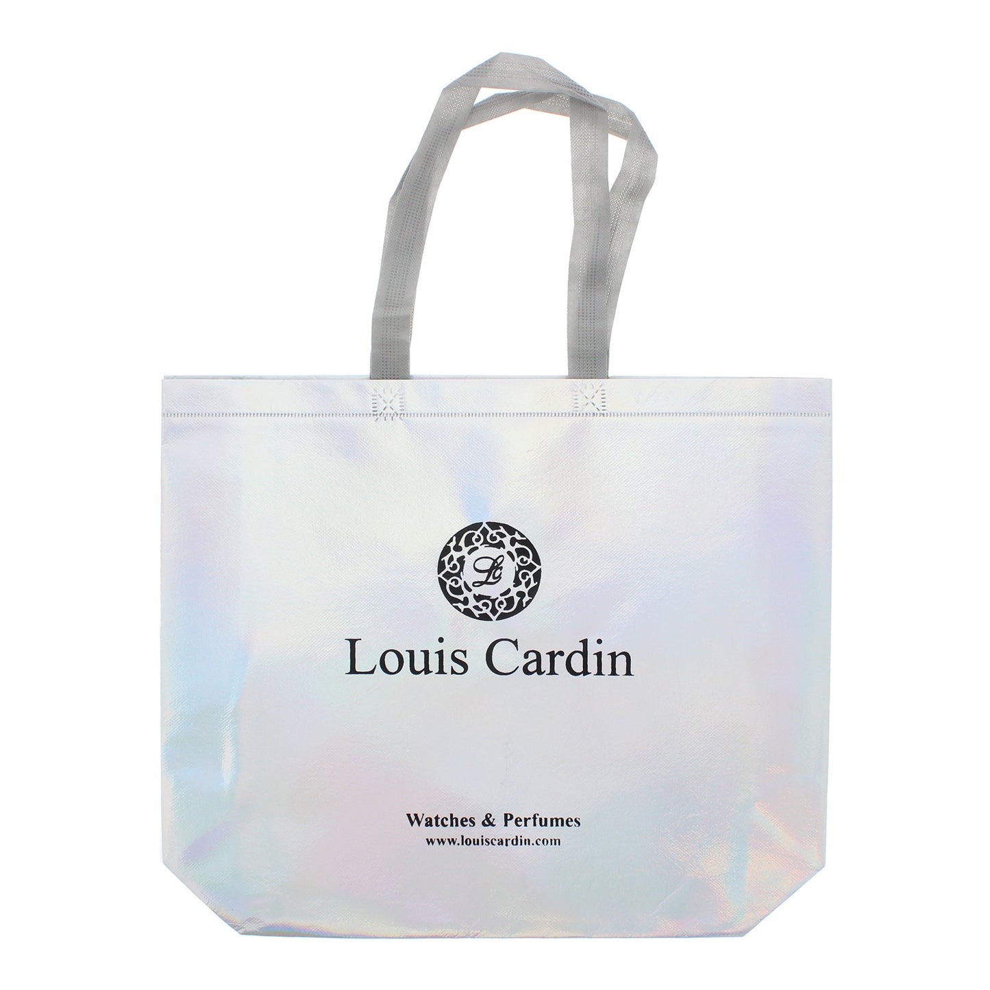 Louis Cardin, Grey, Textile Bag, For Women