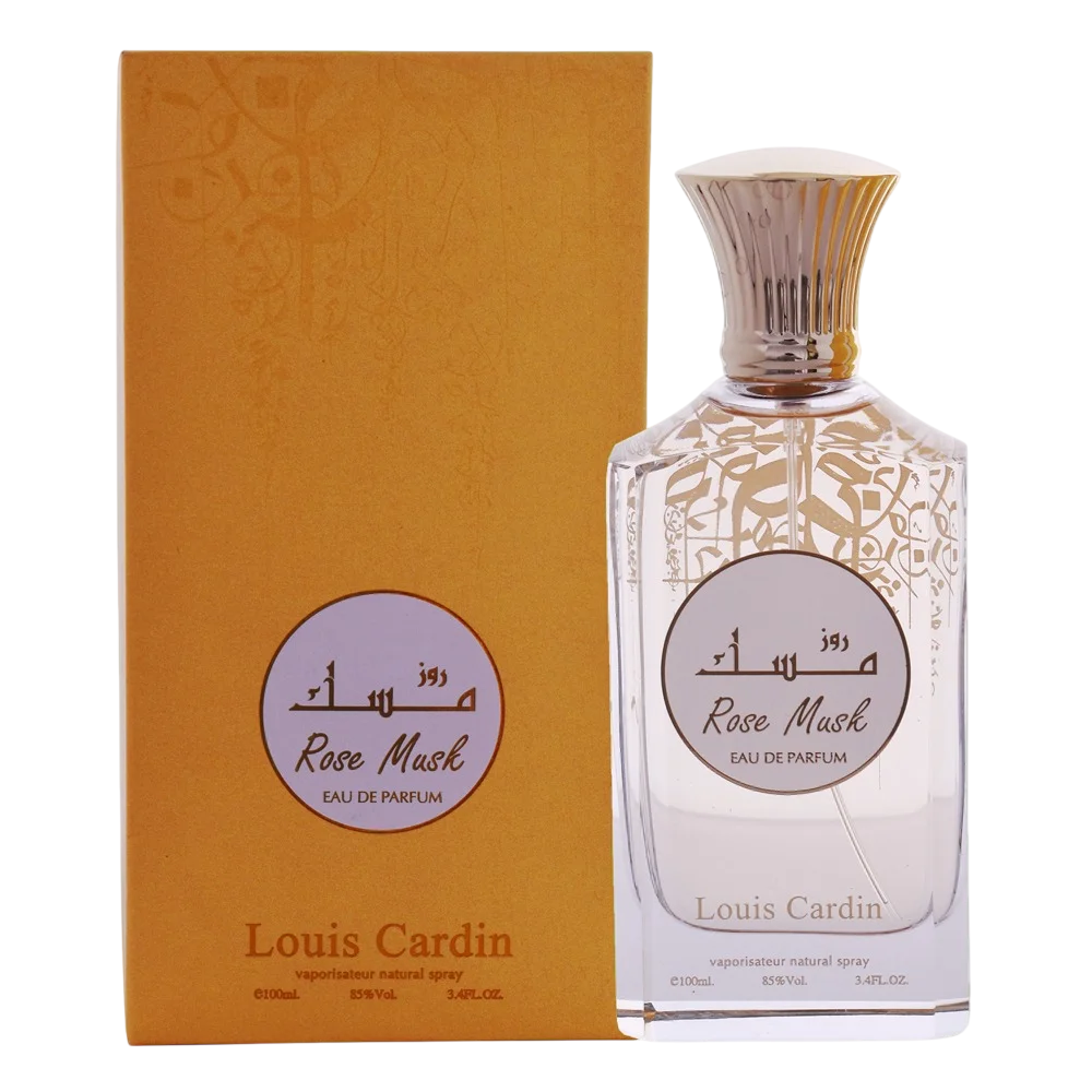 Louis Cardin, Rose Musk, Eau De Parfum, For Women, 100 ml