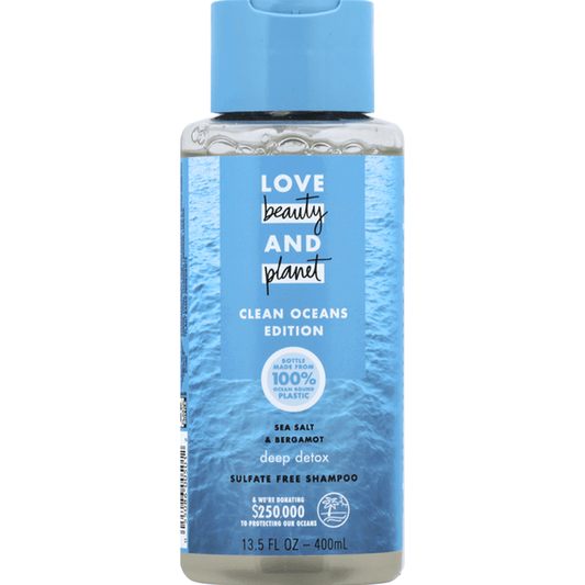 Love Beauty And Planet, Sea Salt and Bergamot, Hair Shampoo, 400 ml