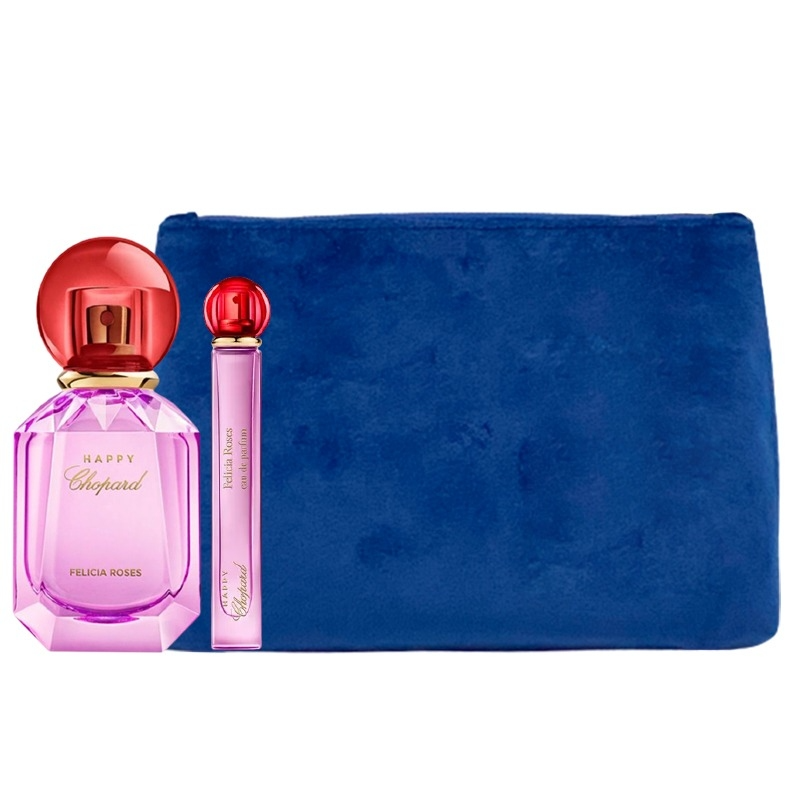 Luxury Naturals Perfumery Set Chopard: Happy Felicia Roses, Eau De Parfum, For Women, 100 ml + Happy Felicia Roses, Eau De Parfum, For Women, 10 ml + Chopard Tote Bags