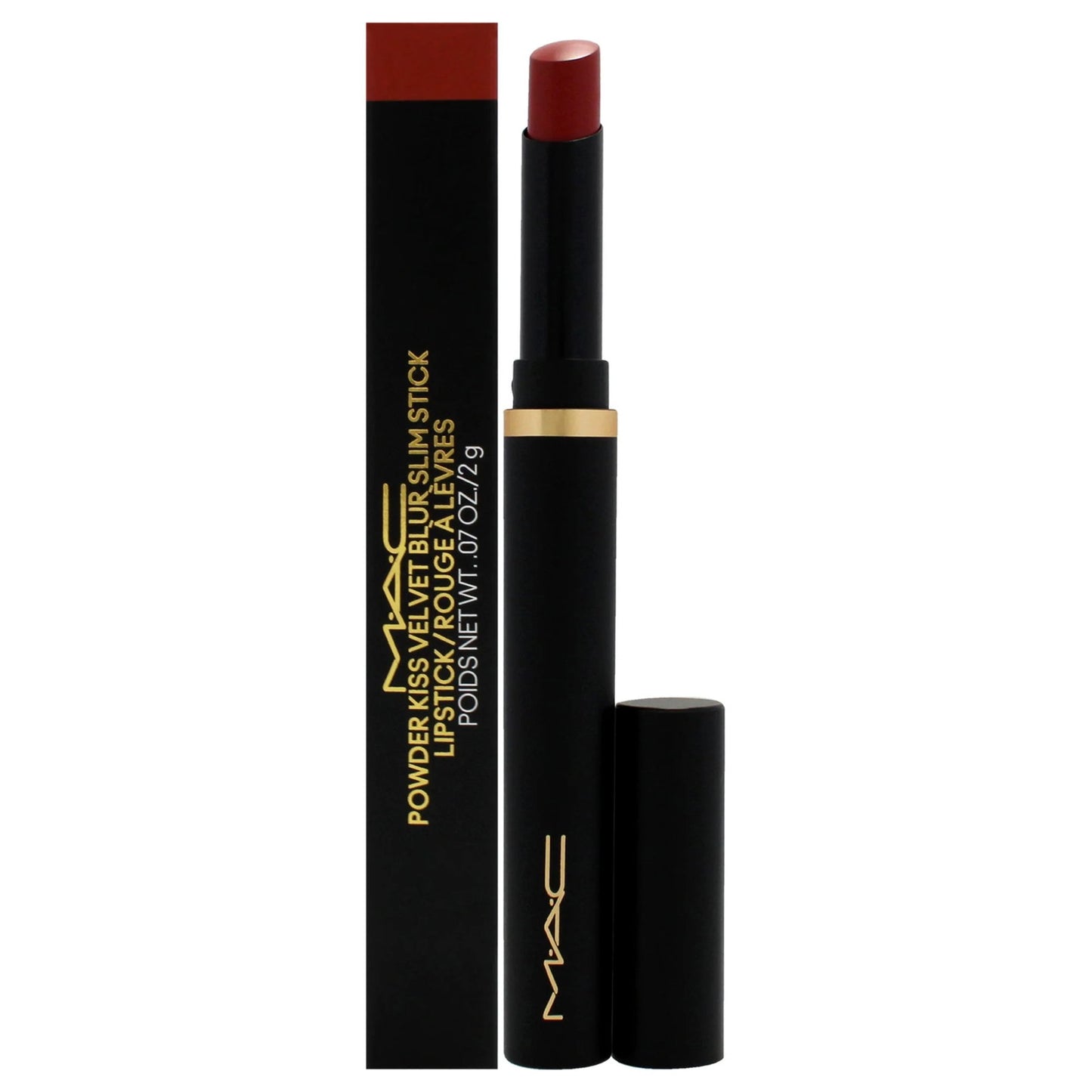 MAC, Powder Kiss Velvet Blur, Cream Lipstick, Spice World, 2 g
