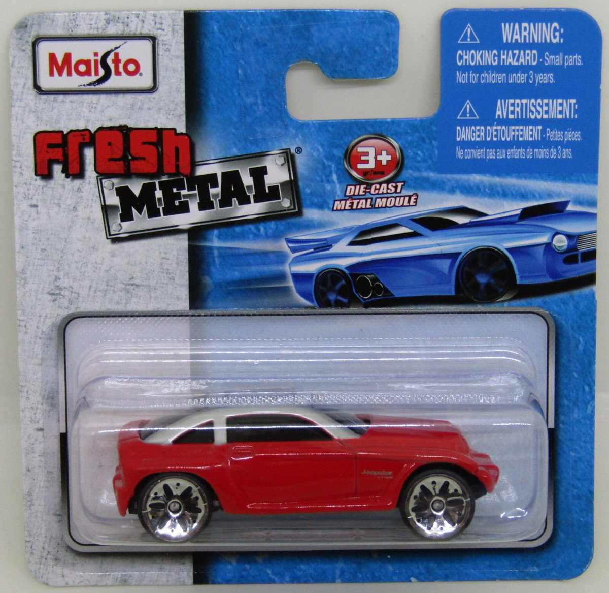 Maisto, Fresh Metal, Jeep Jeepster, Toy Car, 11411, Red, 1:64, 3+