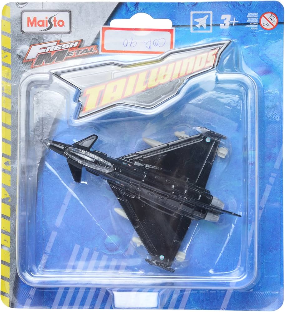 Maisto, Fresh Metal Tailwinds, Military Airplane, Airplane, Black, 1:87, For Boys, 3+