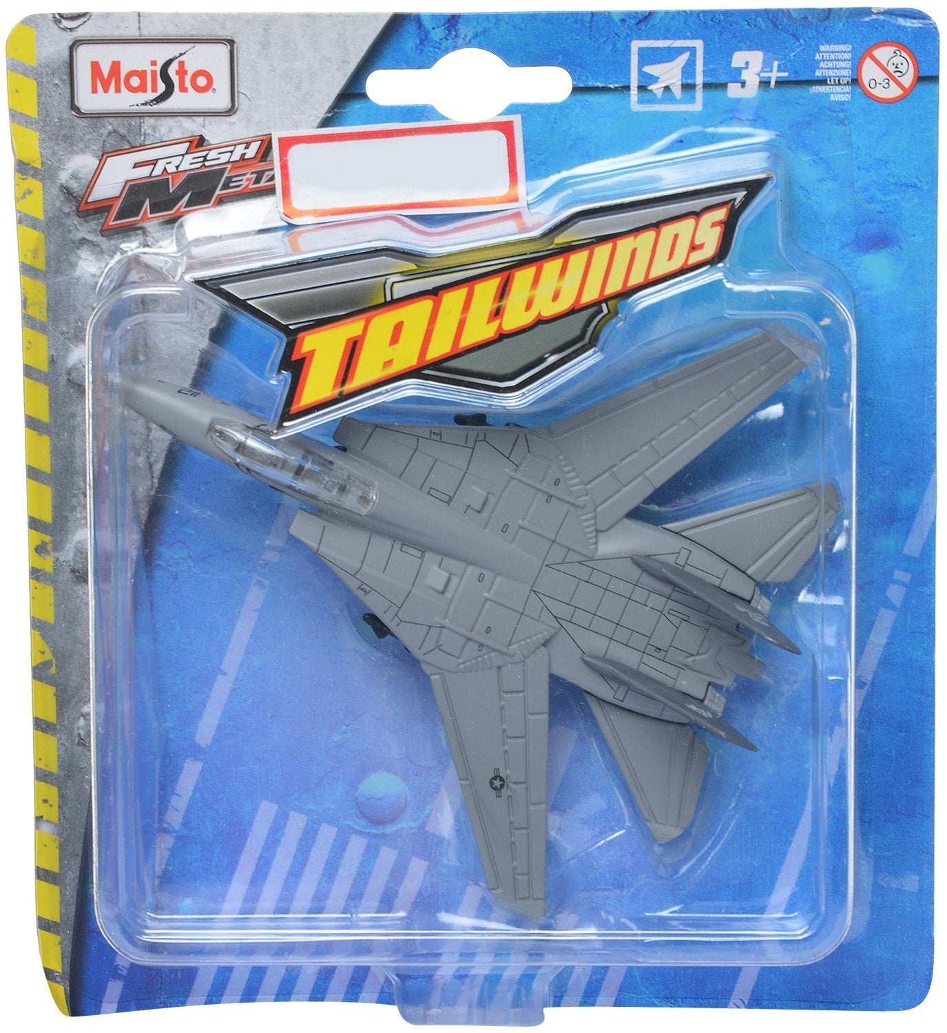 Maisto, Fresh Metal Tailwinds, Military Airplane F-14 Tomcat, Airplane, Silver, For Boys, 3+