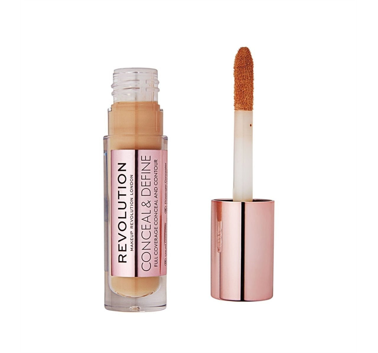 Makeup Revolution, Conceal & Define, Corrective, Liquid Concealer, C 12, 4 g - view 2