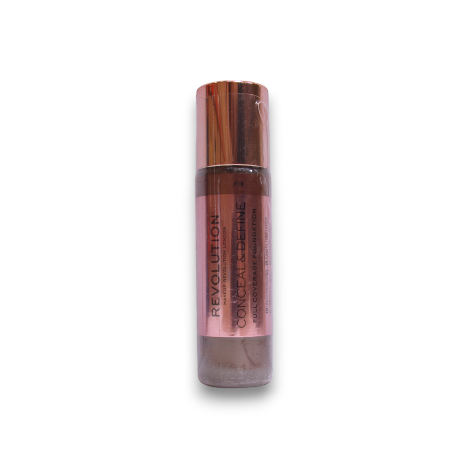 Makeup Revolution, Conceal & Define, Oil Free, Cream Foundation, F 18, 23 ml - view 2
