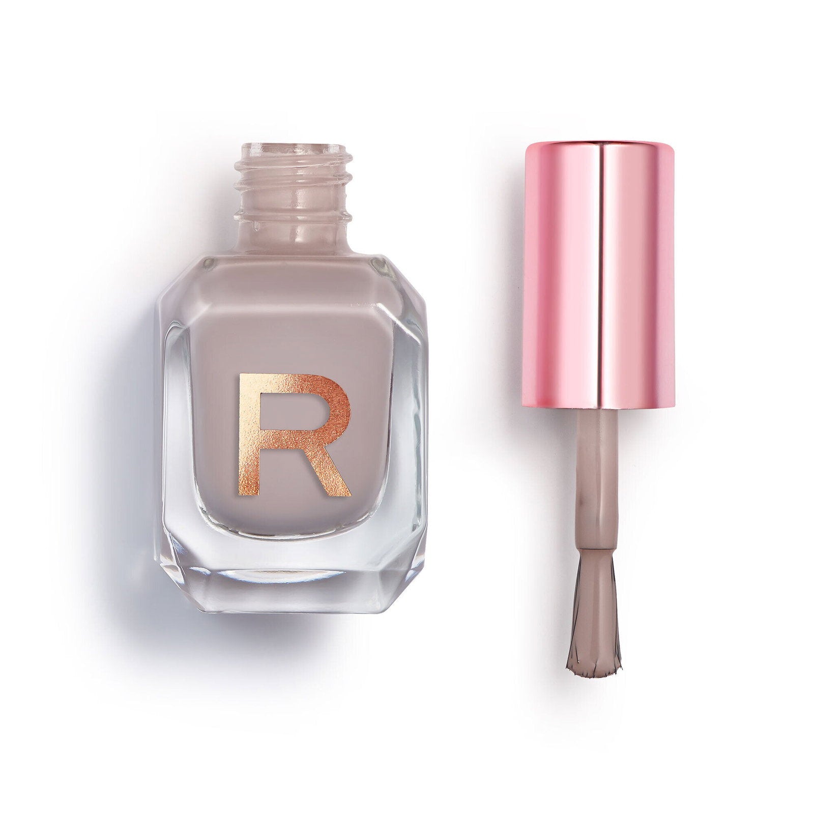 Makeup Revolution, Express, Nail Polish, Chill Grey, 10 ml - view 2