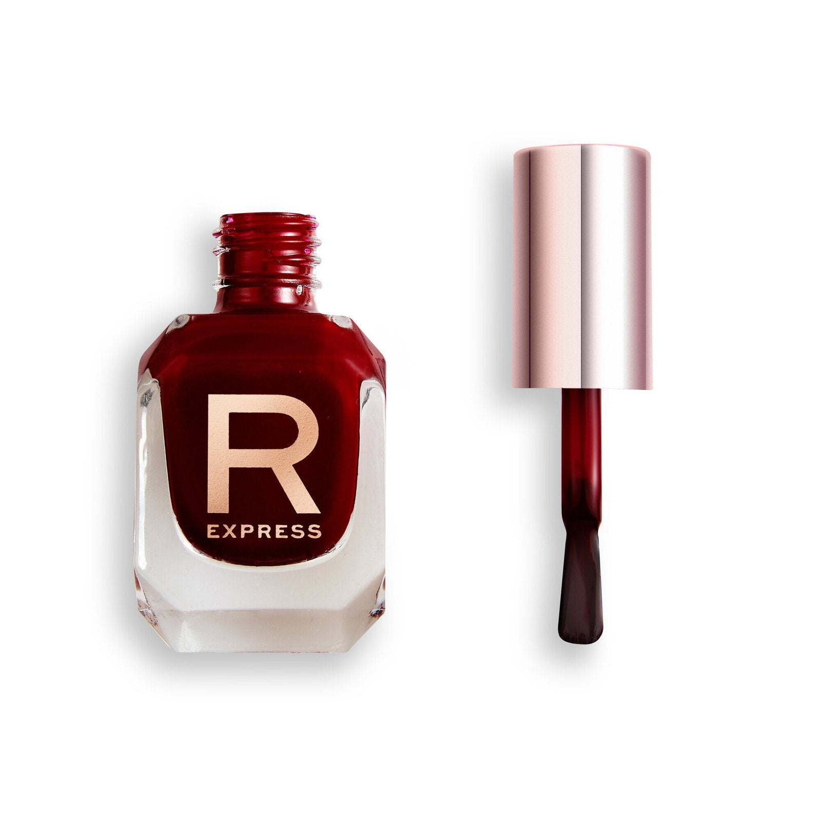 Makeup Revolution, Express, Nail Polish, Seduce Wine, 10 ml - view 2