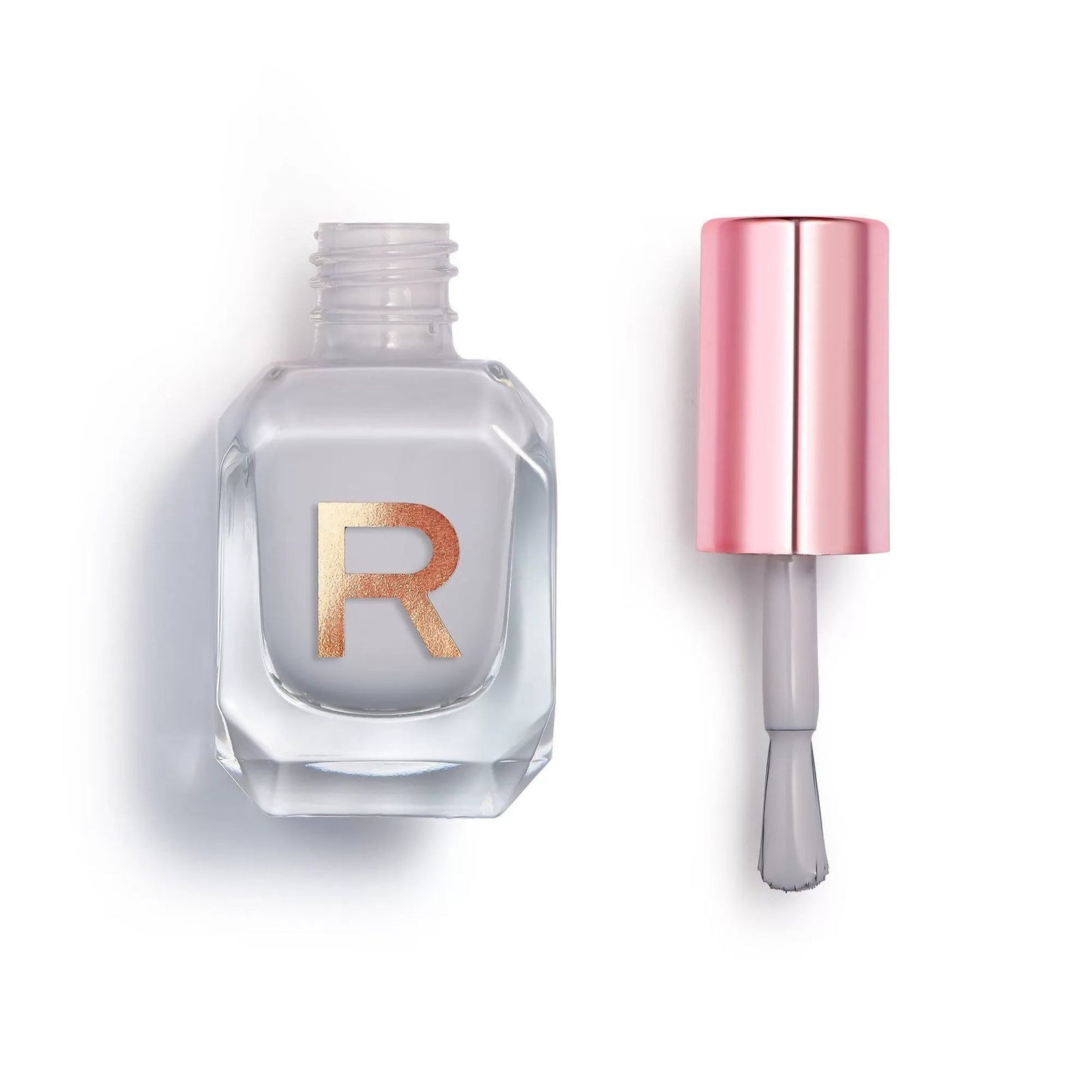 Makeup Revolution, Express, Nail Polish, Uniform Grey, 10 ml - view 2
