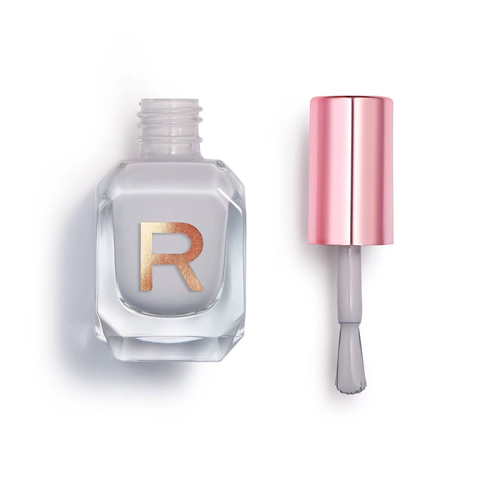 Makeup Revolution, Express, Nail Polish, Uniform Grey, 10 ml - view 2