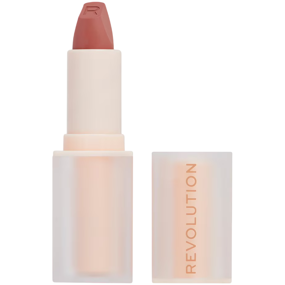 Makeup Revolution, Lasting Kiss, Cream Lipstick, Wifey Dusky Pink, 3.2 g
