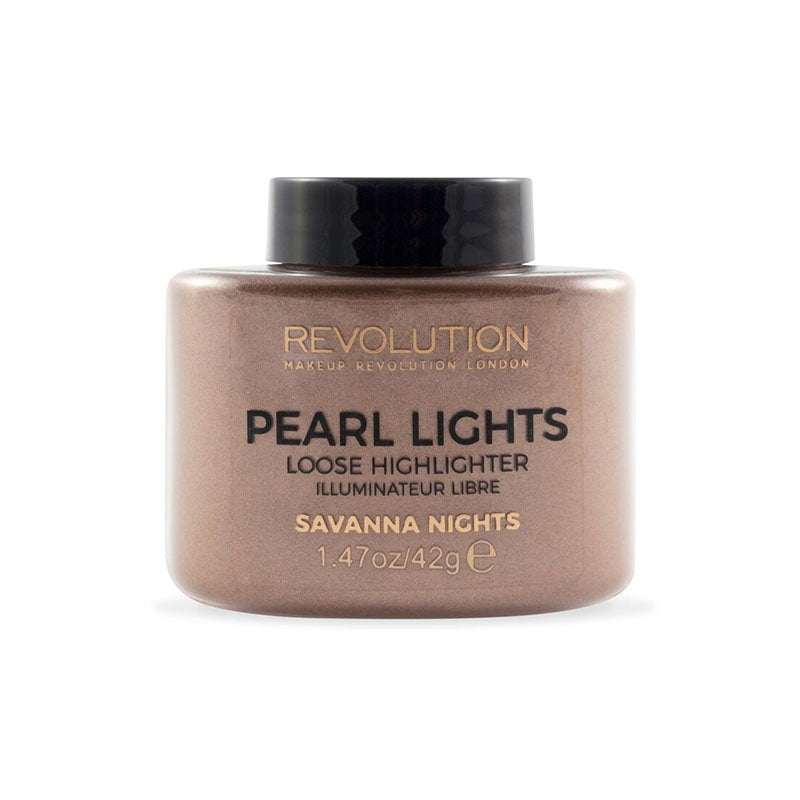 Makeup Revolution, Pearl Lights, Loose Highlighter Powder, Savannah Nights, 25 g - view 3