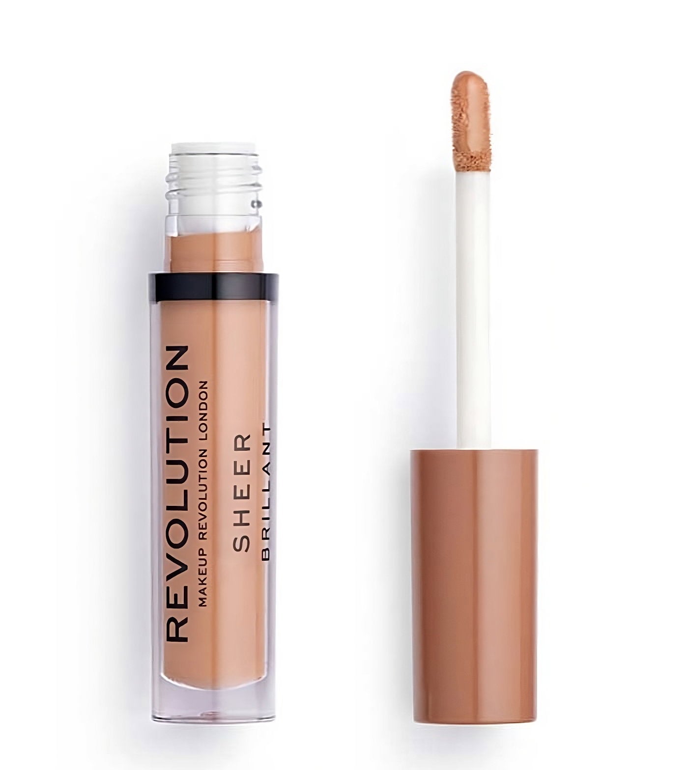 Makeup Revolution, Sheer Brillant, Vegan, Lip Gloss, 119, Hustle, 3.5 ml - view 4
