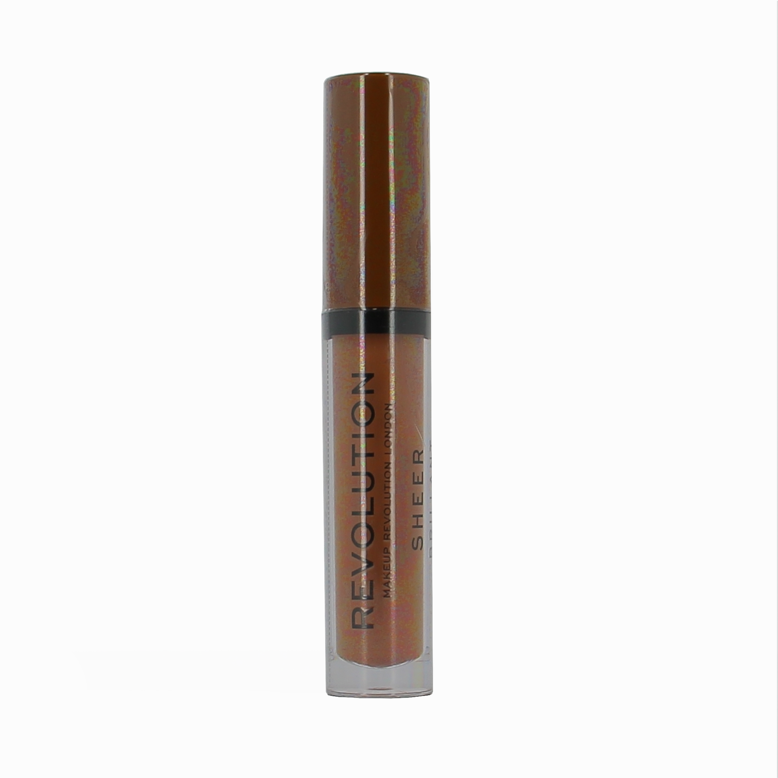 Makeup Revolution, Sheer Brillant, Vegan, Lip Gloss, 123, Brunch, 3.5 ml - view 3