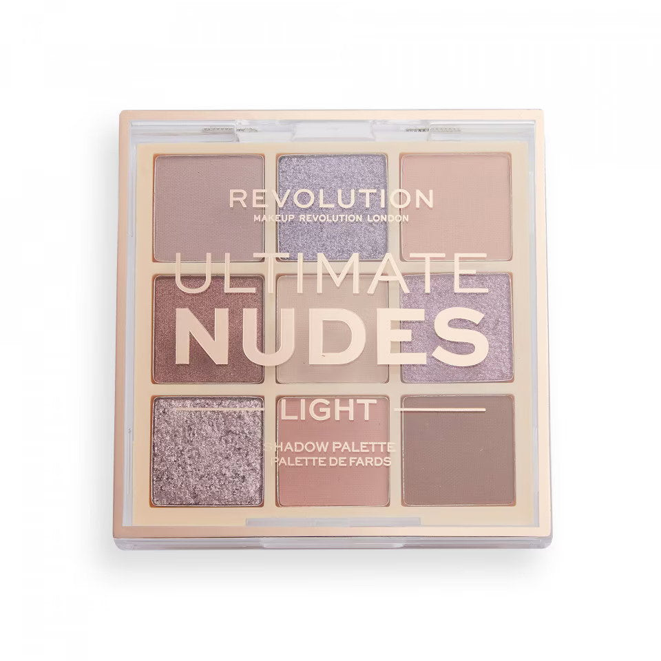 Makeup Revolution, Ultimate Nudes, Eyeshadow Palette, Light, 9 Shades, 8.1 g - view 2